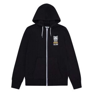 Fenchurch Mens Full Zip Hoodie / Black